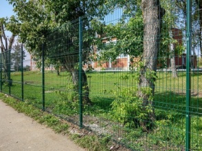 3D заборы для школы 90 метров фото в Юбилейном